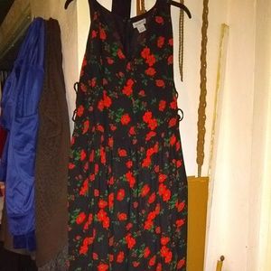 Floral dress mid length
